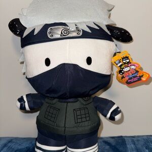 Naruto x Sanrio Pochacco Kakashi 13" Plush Toy Hello Kitty Collectible